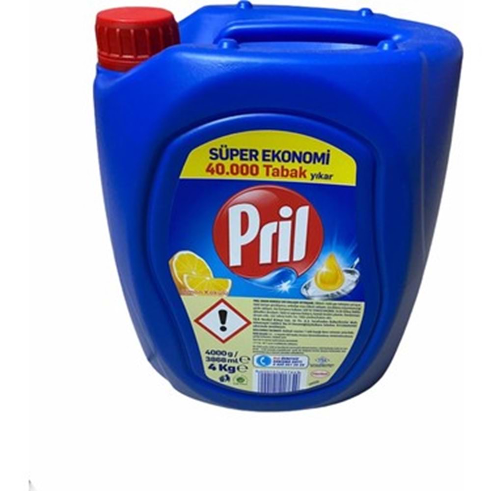 ELDE BULAŞIK DETERJANI 4 LT PRİL